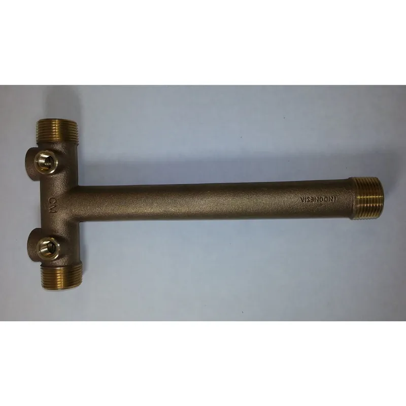 Brass Brown 1 In. Tank Cross Tee Rstc4-3tlf 200 Psi