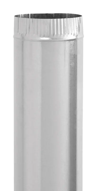 9 In. Diameter X 30 In. Length Galvanized Steel Furnace Pipe