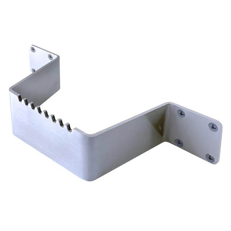 2 In. L Satin Silver Stainless Steel Hands-free Door Pull With Anti-microbial Finish