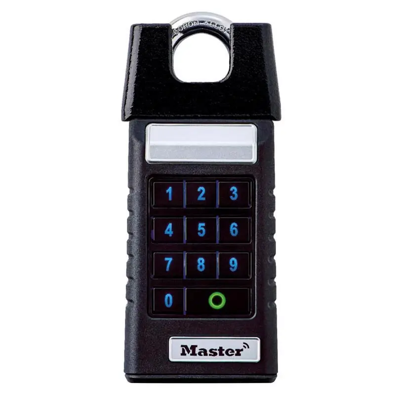 Proseries Bluetooth Shrouded Padlock 5.43 In. H X 1.71 In. W X 2.43 In. L