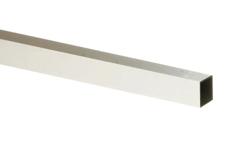 1 In. Diameter X 8 Ft. Length Square Aluminum Tube