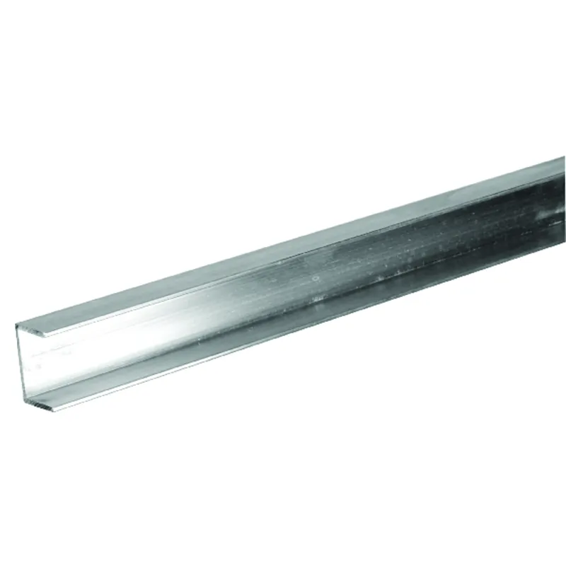 Boltmaster 1/16 In. X 3/4 In. W X 72 In. L Mill Aluminum U Channel