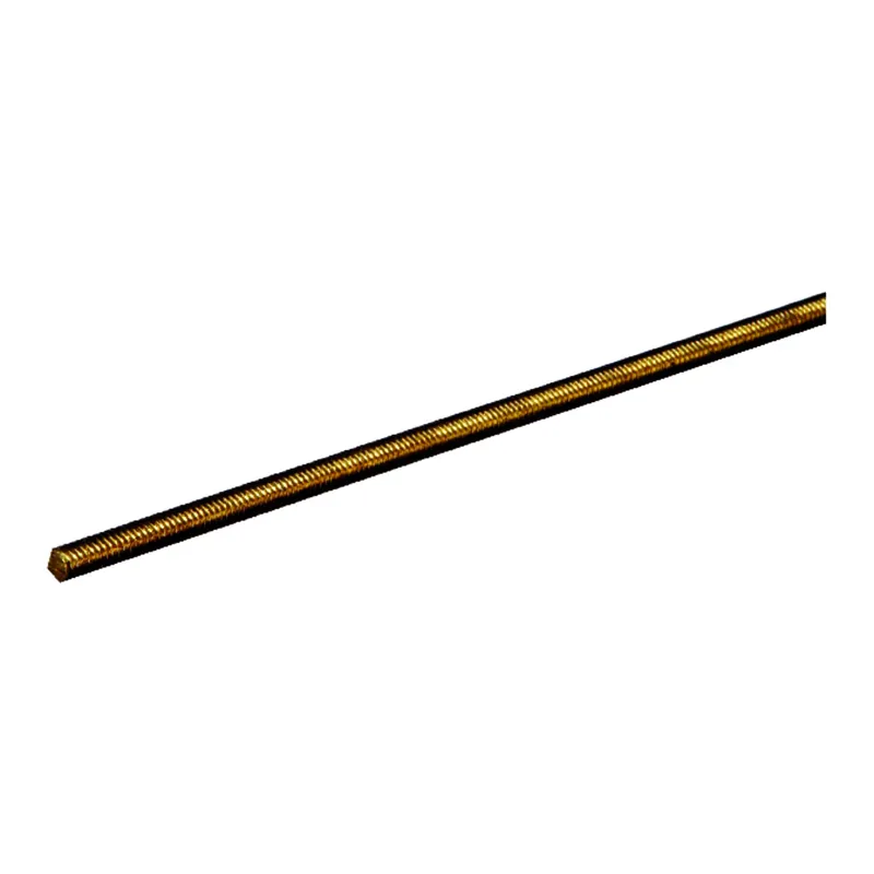 SteelWorks 0.8 In. D X 12 In. L Threaded Brass Rod 1 Pk
