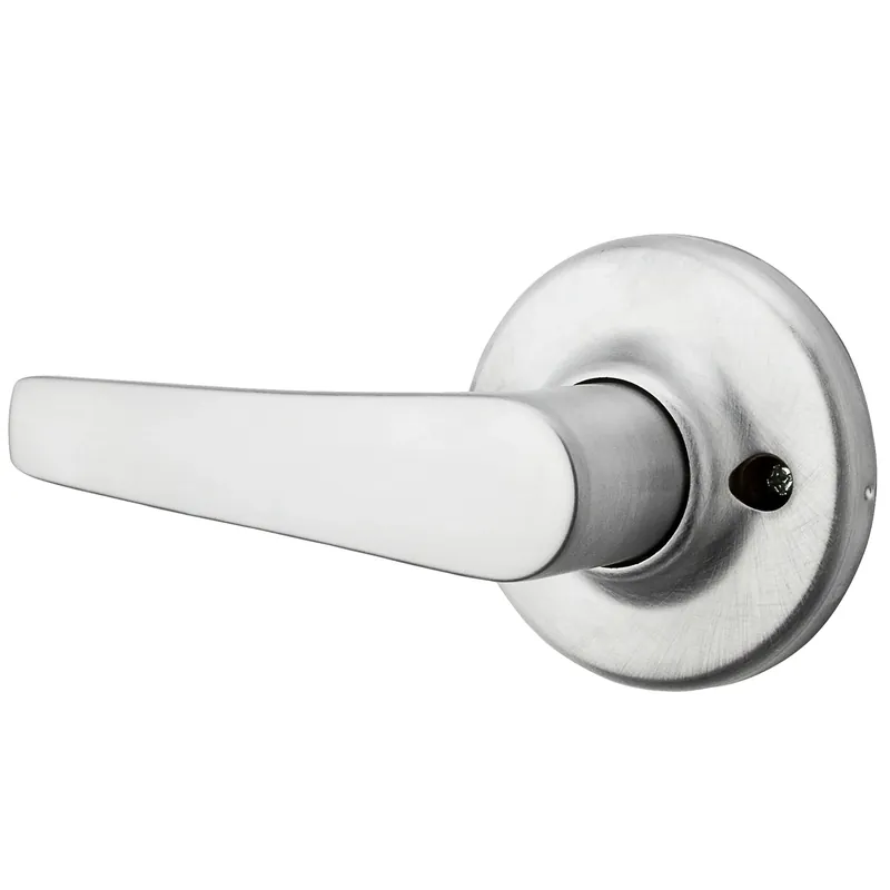 Delta Dummy Lever Lockset, Satin Chrome Finish