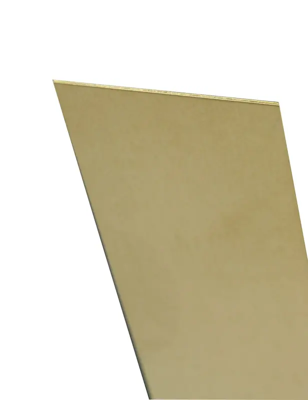 K&S 0.064 In. X 6 In. W X 12 In. L Brass Sheet Metal