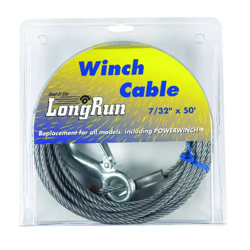 Galvanized Steel 7/32 In. Diameter X 50 Ft. Length Aircraft Cable