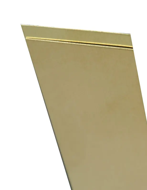 K&S 0.032 In. X 1/2 In. W X 36 In. L Brass Metal Strip