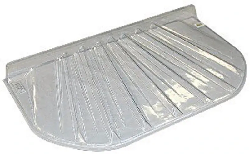 Low Profile Window Well Cover, Elongated, Fits 48 X 20 X 4 In.