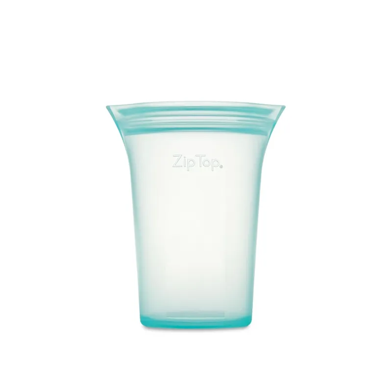 Zip Top 16 Oz Teal Storage Cup 1 Pk