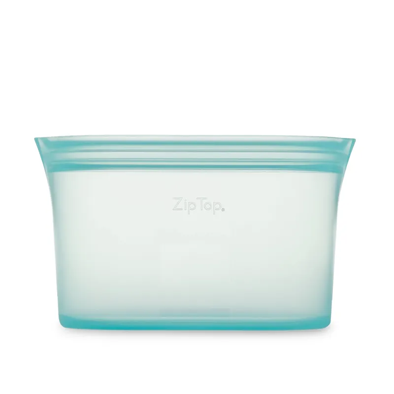 Zip Top 32 Oz Teal Food Storage 1 Pk