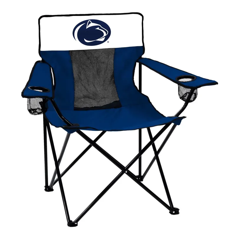 Penn State Blue Vibes Director‘s Folding Chair - Steel Frame, Adjustable, 275 Lb Capacity