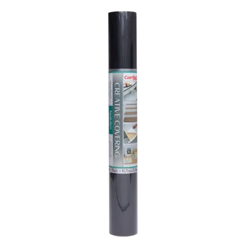 Creative Covering 50 Ft. L X 18 In. W Black Self-adhesive Shelf Liner