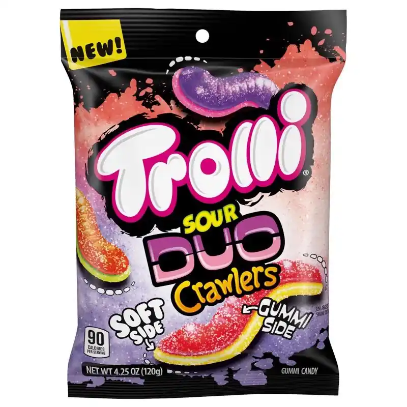 Sour Duo Crawlers Gummy Candy 4.25 Oz - Deliciously Tangy Treat