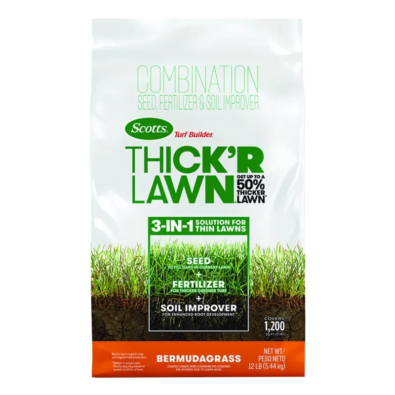 Turf Builder Thick‘R Lawn Bermudagrass, 12 Lbs., Covers 1,200 Sq. Ft.