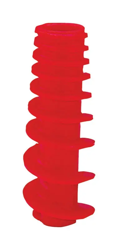 5.5 In. X 2.5 In. Red Plastic Grape Strainer Spiral For Sauce Master
