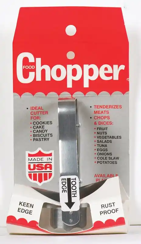 3 Oz Silver Stainless Steel Food Chopper Te-60