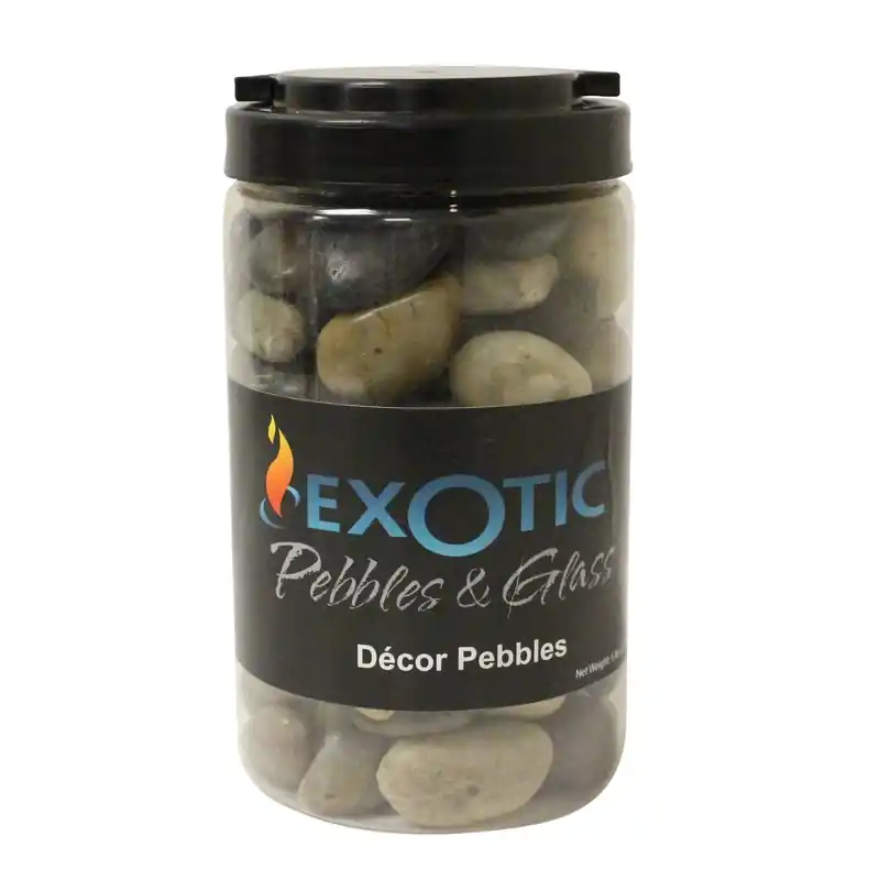 Pebbles & Glass Polished Mix Deco Pebbles 5.5 Lb Jar - Pms-1030j