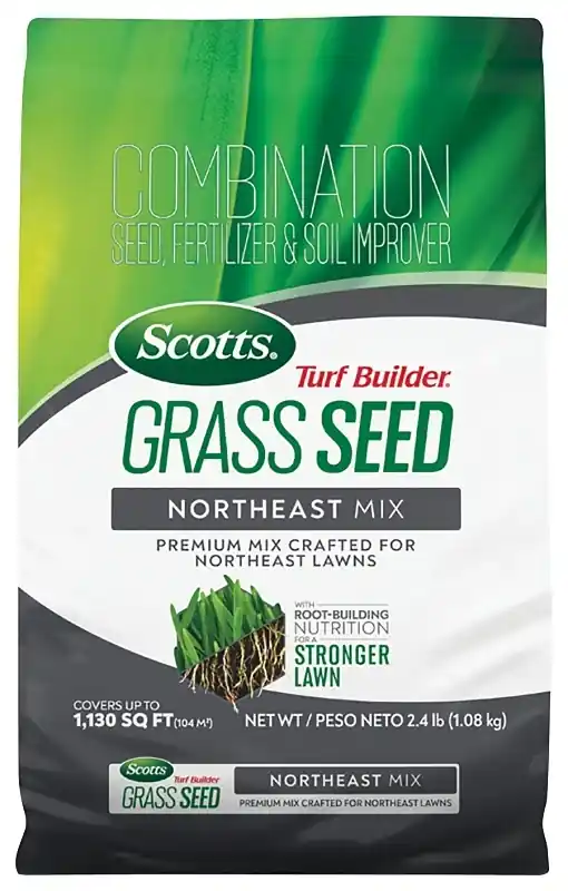 Turf Builder Grass Seed Northeast Mix, 2.4 Lbs., Covers 370 Sq. Ft.