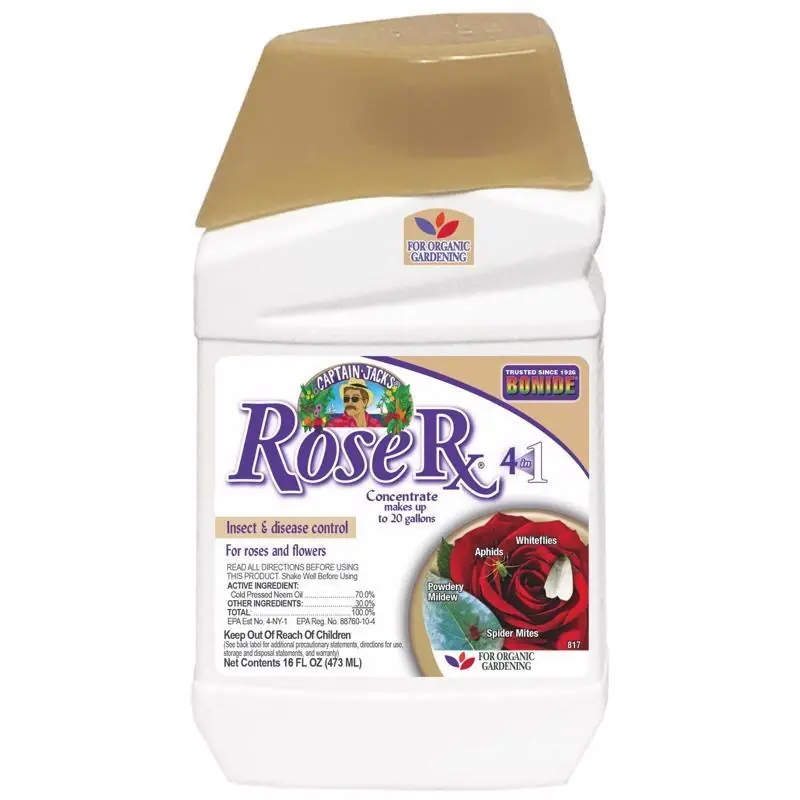Captain Jack Organic Insect Disease & Mite Control Liquid 16 Oz - Neem Oil Formula