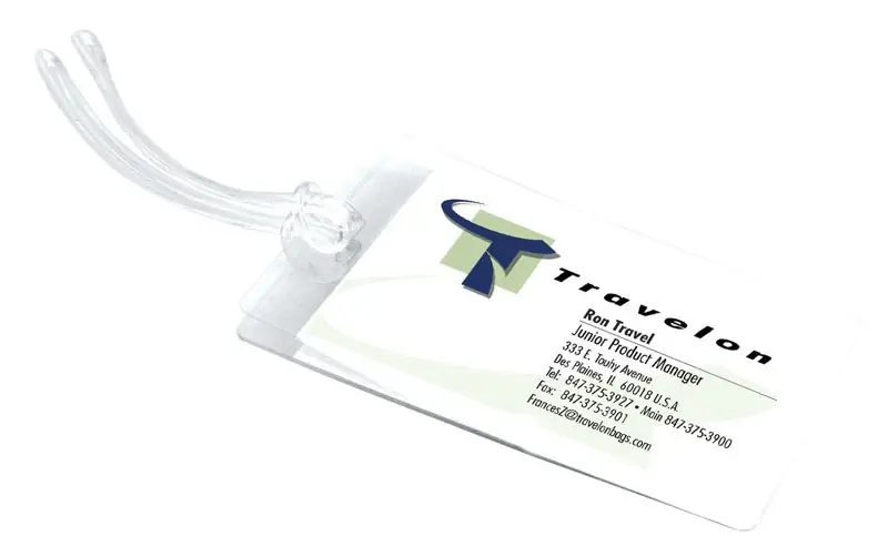 Clear Self-laminating Tags - 4.5" X 2.75" - Set Of 3