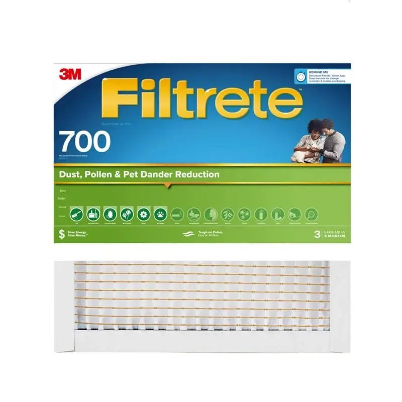 Filtrete 14 In. W X 14 In. H X 1 In. Polypropylene 700 MPR Pleated Air Filter 1 Pk