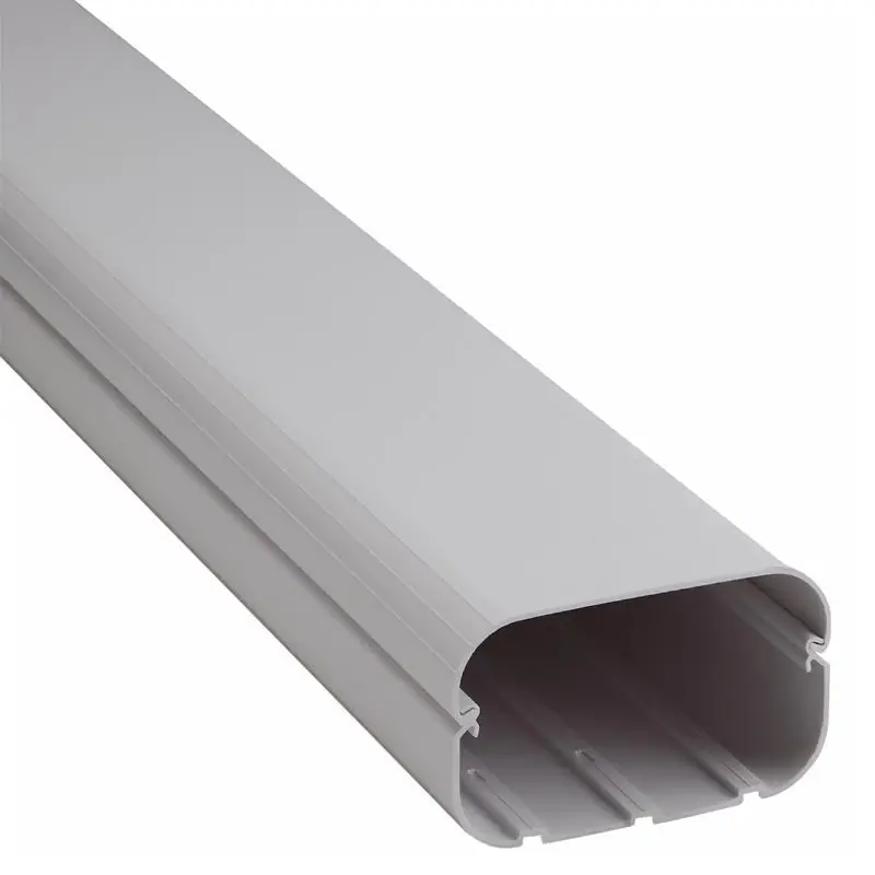 Line Set Covers 78 In. W X 3.25 In. H White Plastic Duct Cover