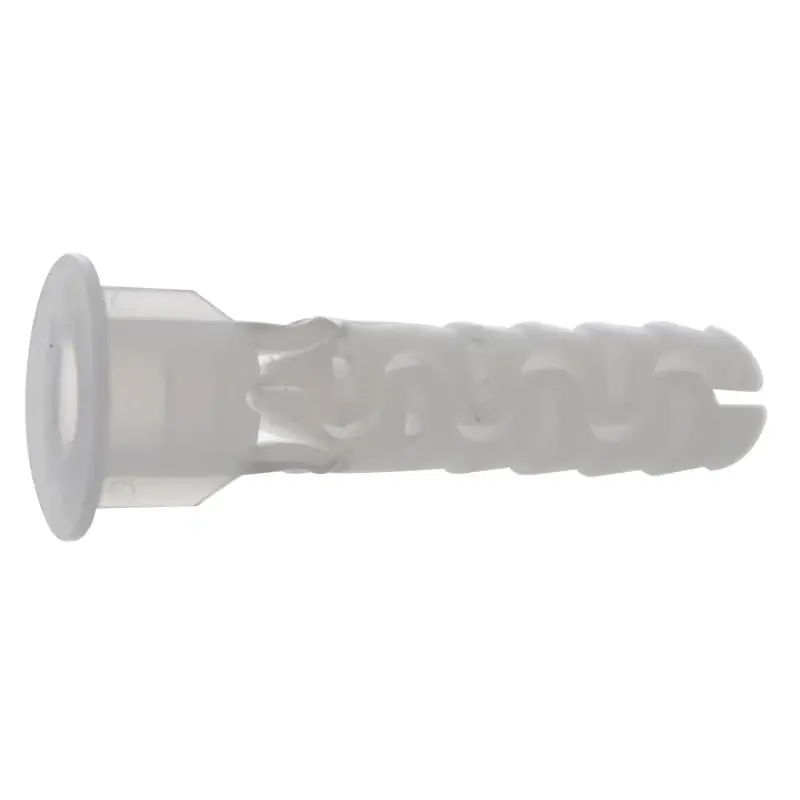 HILLMAN Caiman 5/16 In. D X 1-5/8 In. L Nylon Round Head Screw And Anchor 4 Pk