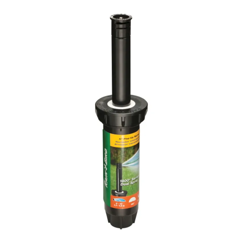 1800 Pro Series Sprinkler Head, PRS, Half Circle Pattern, 15-Ft. Max Dual Spray Nozzle, 4-In. Pop-Up