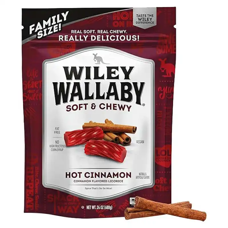 Wiley Wallaby Hot Cinnamon Licorice