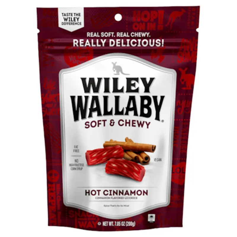Wiley Wallaby Licorice Hot Cinnamon