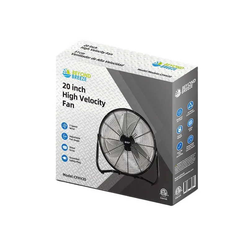 Beyond Breeze High-Velocity Cradle Fan - 20" - Black