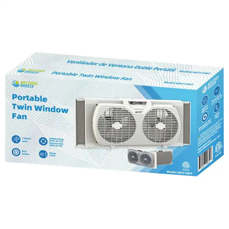 Beyond Breeze Dual Window Fan - 9"