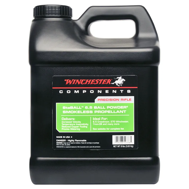 Hodgdon Winchester StaBALL 6.5 Smokeless Black Powder