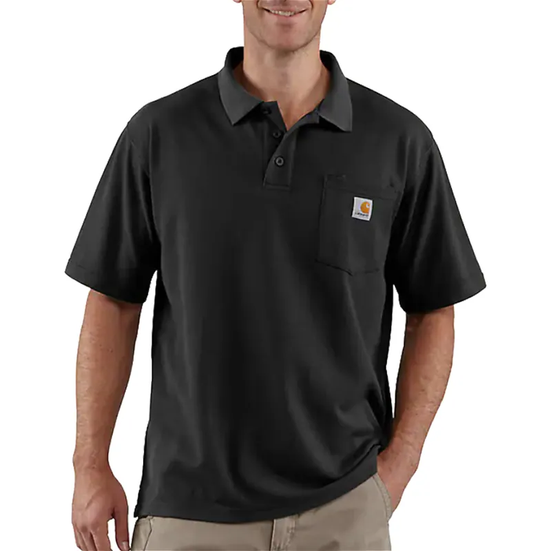 Carhartt Men‘s Loose Fit Midweight Short-Sleeve Pocket Polo