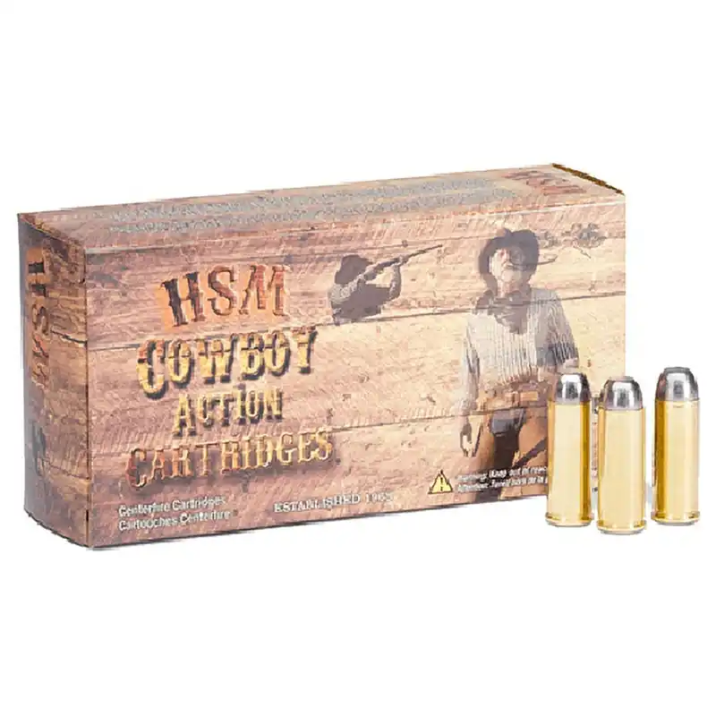 HSM Cowboy Action Flat Nose RNFP Ammunition