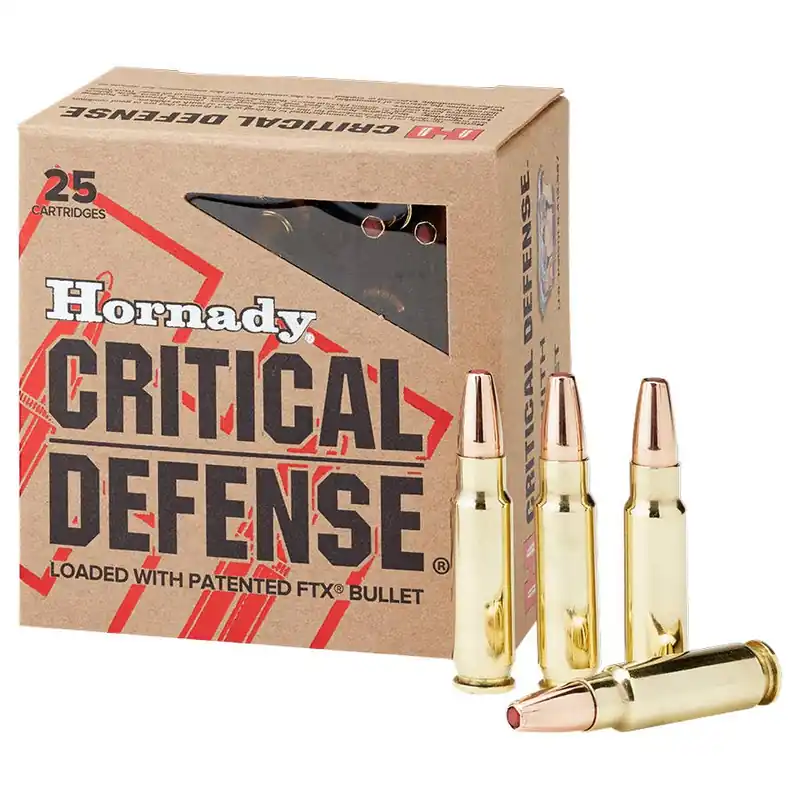 Hornady Critical Defense FTX Polymer Tip Handgun Ammunition