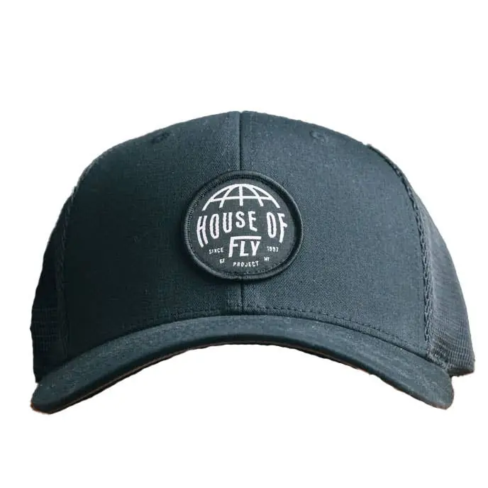 Fly Project Men‘s House of Fly Trucker Cap 110 Flexfit - Black - One Size Fits All