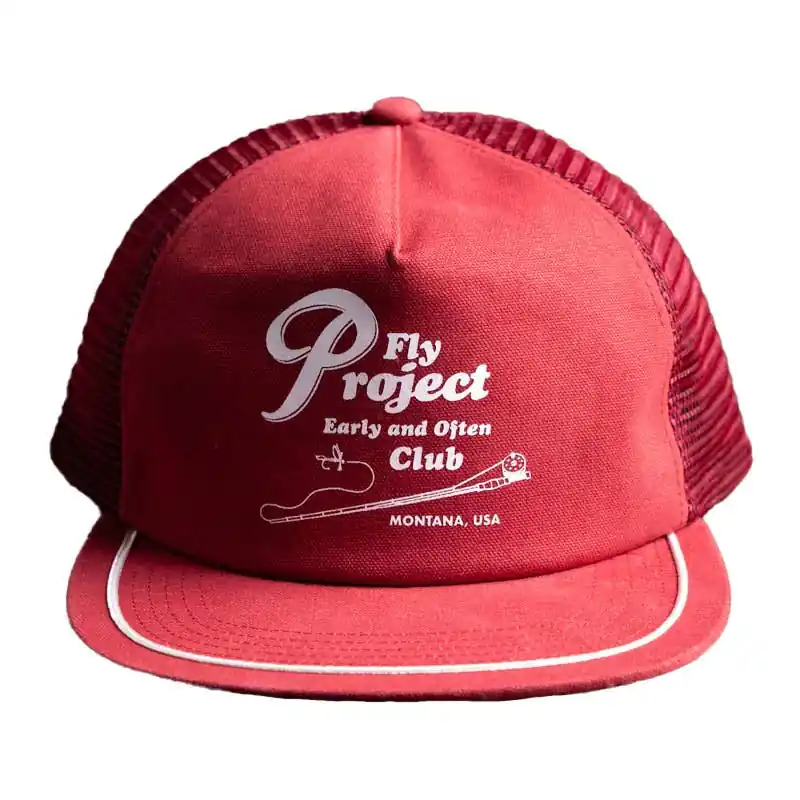 Fly Project Men‘s Peacock Bass Fish Cap - Black - One Size Fits All