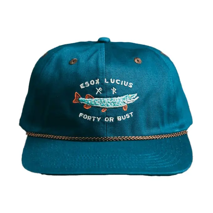 Fly Project Men‘s Peacock Bass Fish Cap - Black - One Size Fits All