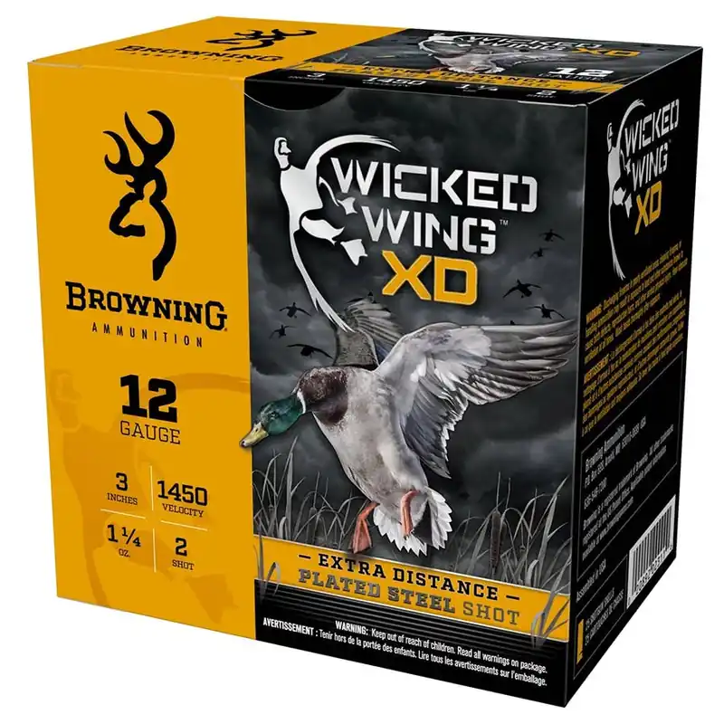 Browning Wicked Wing Waterfowl Extra Distance Shotgun Shells