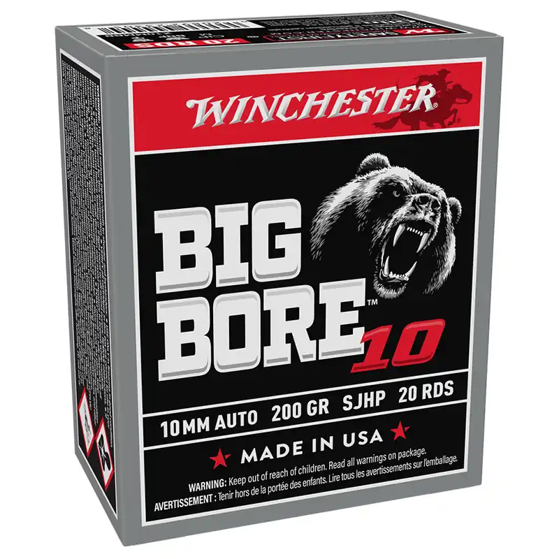 Winchester Big Bore 10 Jacketed Hollow Point Pistol Ammunition