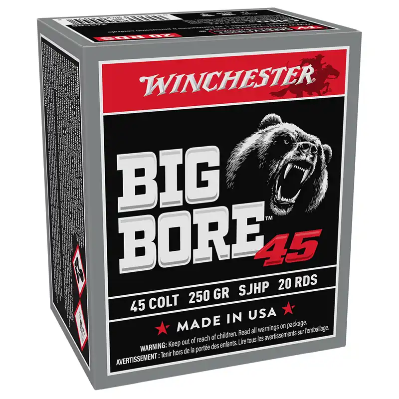 Winchester Big Bore 45 Jacketed Hollow Point Pistol Ammunition