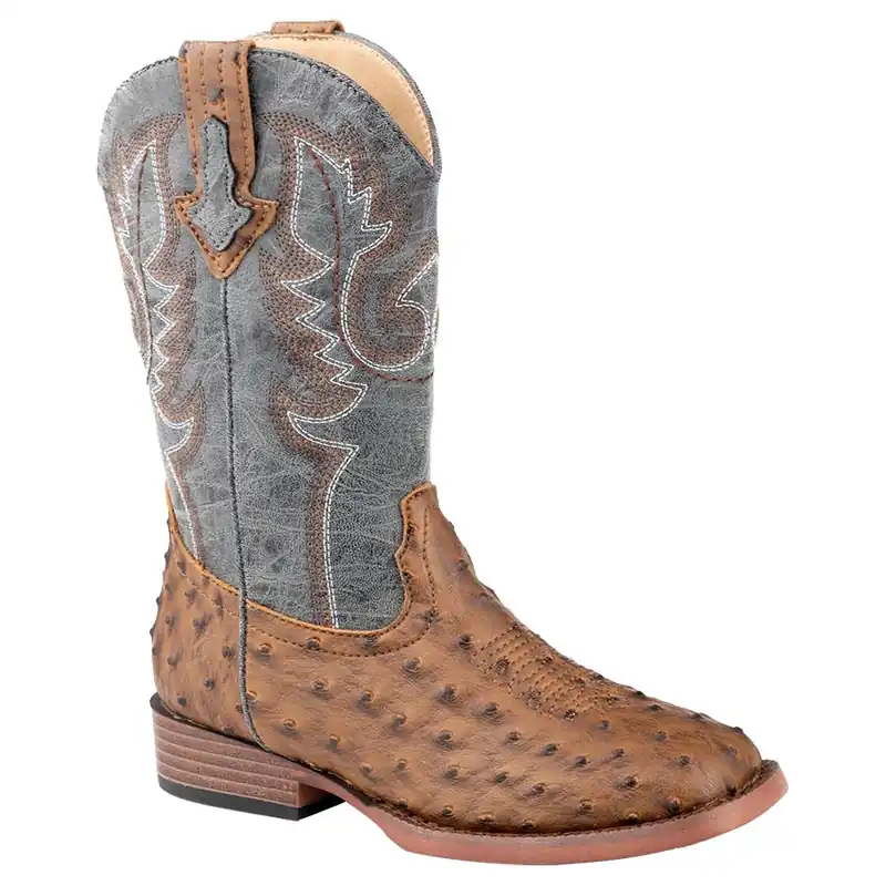 Roper Big Boy‘s Ostrich Vamp Boots