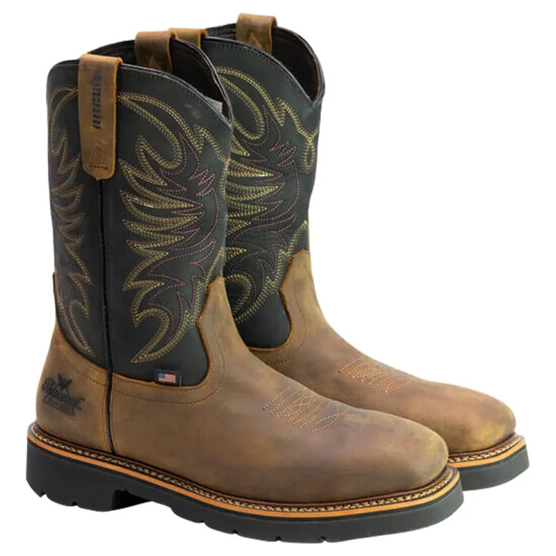 Thorogood Men‘s Square Toe Wellington 11" Boots