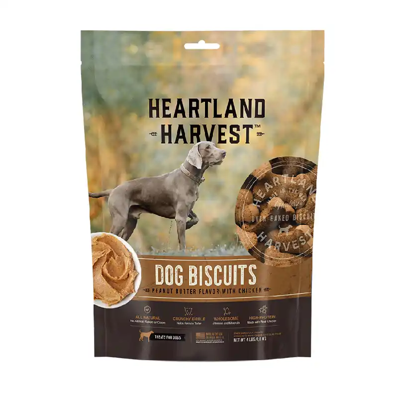 Heartland Harvest Treat Dog Peanut Butter Biscuits
