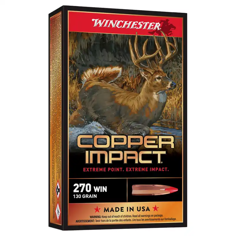 Winchester Copper Impact Lead Free Rifle Ammunition