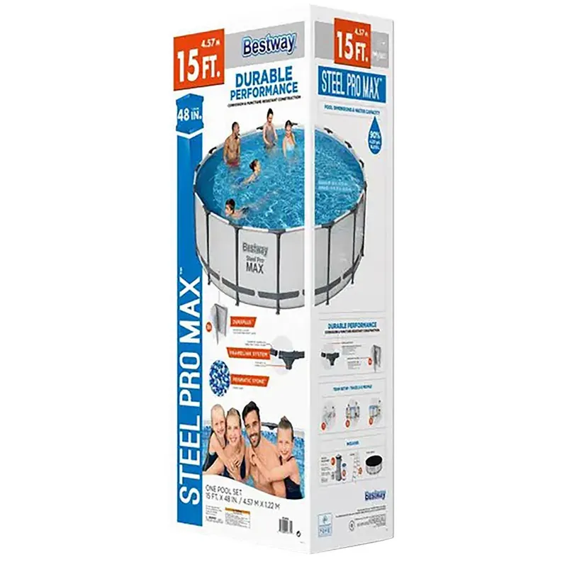 Best Way Steel Pro MAX Above Ground Pool Set