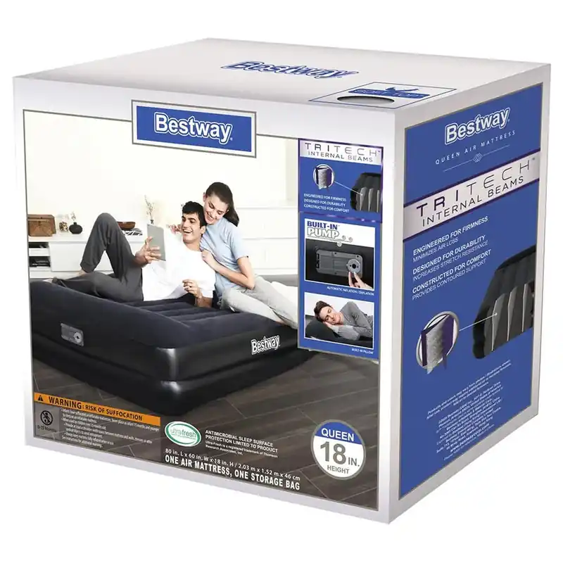 Best Way Tritech Air Mattress with Built-In AC Pump