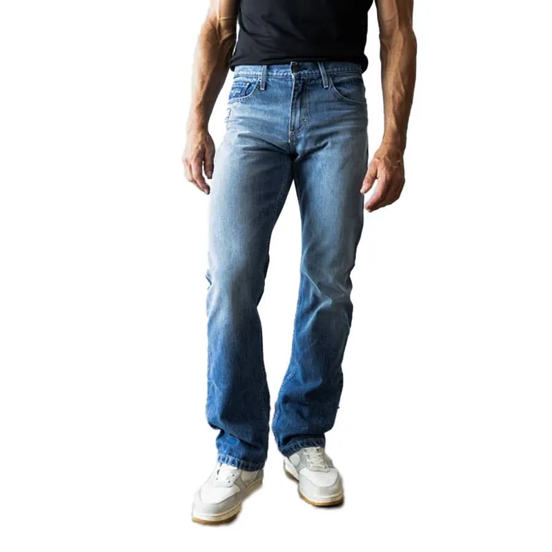 Kimes Ranch Men‘s James Mid-Low Rise Straight Boot Leg Jeans