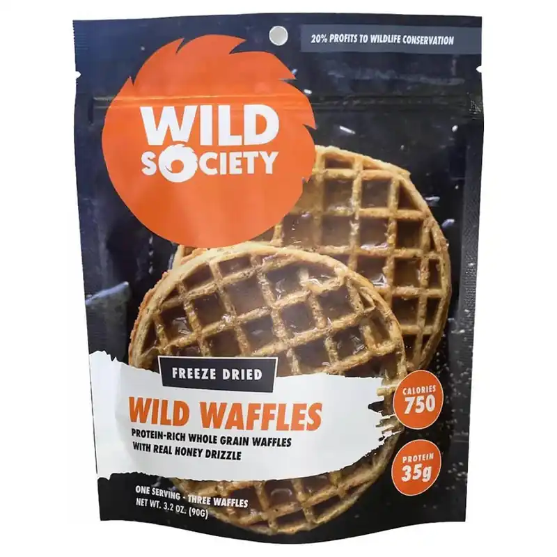 Wild Society Freeze Dried Waffles with Montana Honey